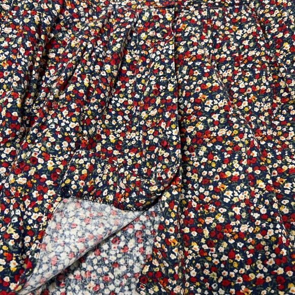 Peaches n Cream Bohemian Floral Print Mini Skirt Front buttons Size S/P - Picture 5 of 15